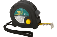 Рулетка прорезиненный корпус Универсал, тройной стопор 3 м*16 мм FIT