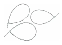 Хомуты нейлоновые белые 3,6*250 мм (уп.50 шт) Политех