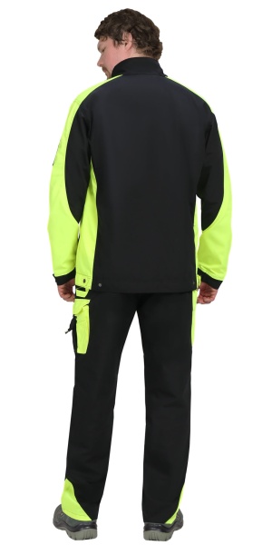 Куртка Оникс-К черный с лимонным р. 104-108/182-188 (ЧЗ)