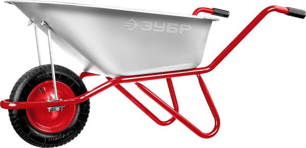 Тачка садово-строительная, одноколёсная, 90 л. 160 кг Зубр Т-11