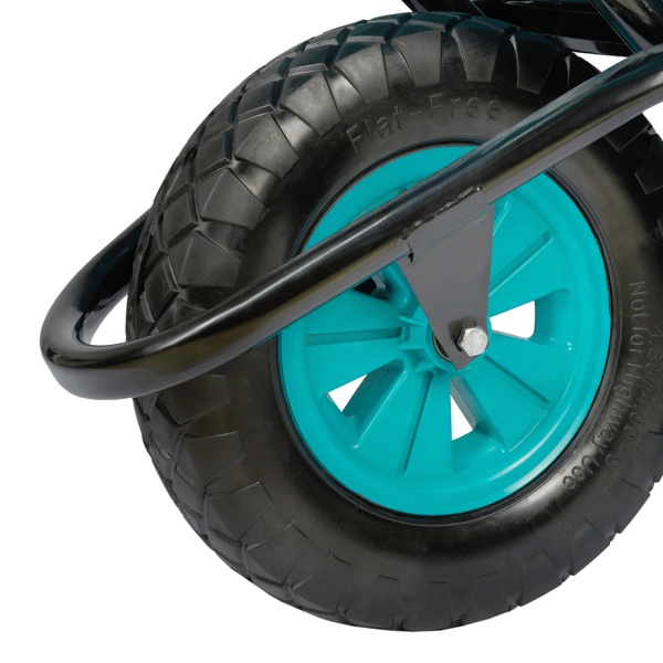 Тачка строительная 120 л/180 кг одноколесная, колесо RV PLAST