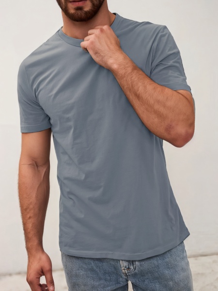 Футболка ProfLineBase (тк.Трикотаж,160), серый р. 52-54