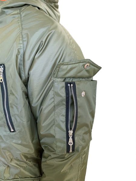 Куртка зимняя Аляска удлинен. хаки р. 56-58/170-176