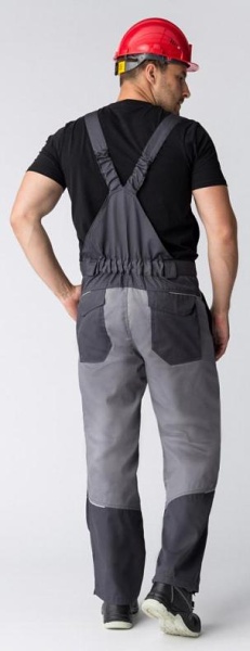 Полукомбинезон Лидер IMP (тк.Смесовая,240), т.серый/св.серый 56-58/182-188