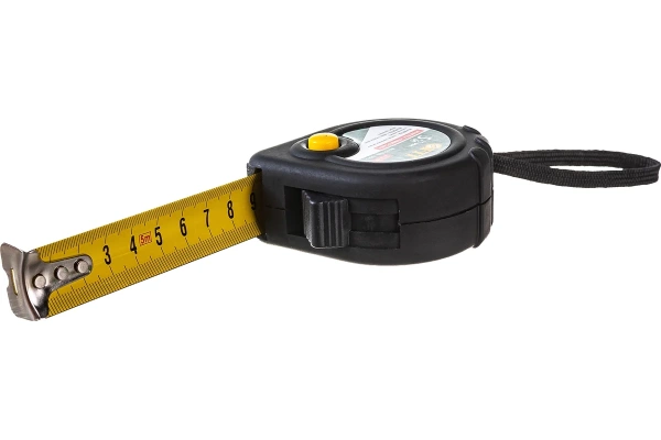 Рулетка прорезиненный корпус Мастер 5 м*25 мм FIT