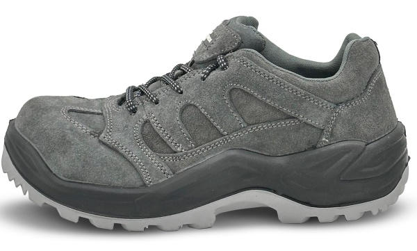 Полуботинки ТЕХНИК, мет.подносок, нат.кожа/текстиль, цвет: серый р. 45