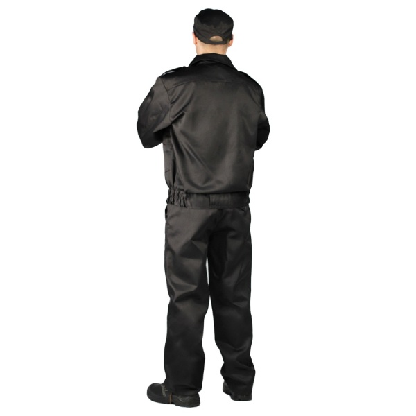 Костюм мужской Охрана черный р. 60-62/182-188