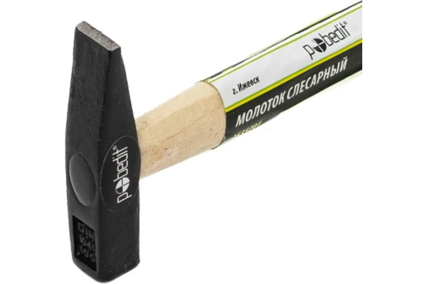 Молоток стол.-слес.,деревянная рукоятка,100 гр Pobedit