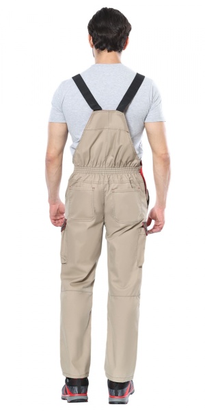 Полукомбинезон "ДЖЕТ Браун" песочный с т.коричневым р. 88-92/170-176 (ЧЗ)