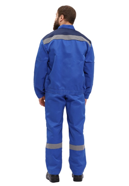 Костюм Легион куртка/полукомб. ВАСИЛЕК/Т.СИНИЙ р. 64-66/170-176