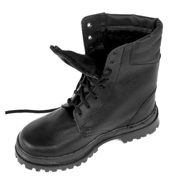 Ботинки с высоким берцем АРМИЯ хром на искусственном меху р. 39