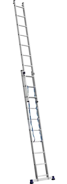 Лестница алюминиевая, двухсекционная, 10 ступеней СИБИН