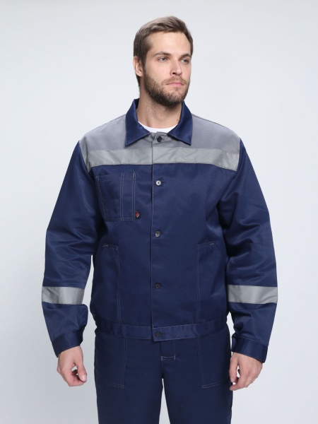 Костюм Легион-2 СОП (тк.Смесовая,210) п/к, т.синий/серый р. 52-54/182-188