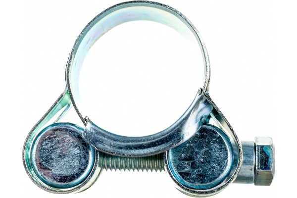 Хомут обжимной силовой шарнирный, нерж.сталь 20-22 мм