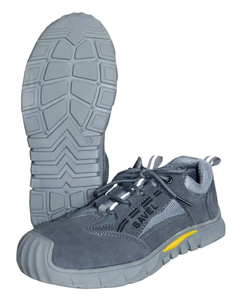 Полуботинки "Универсал Нитро", замша (серые), Нитрил р, 43