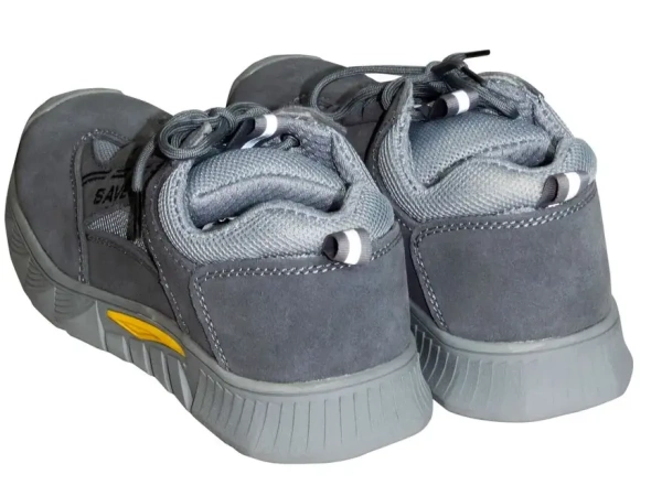 Полуботинки "Универсал Нитро", замша (серые), Нитрил р, 41