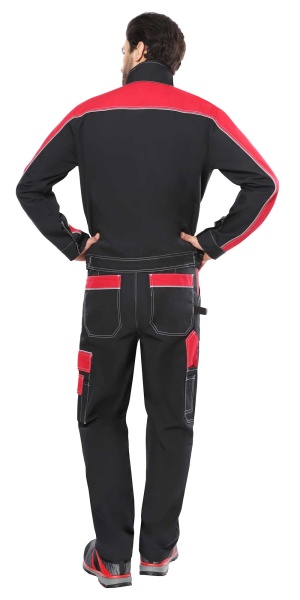 Куртка Агат-К черный с красным (малиновым) р. 96-100/182-188 (ЧЗ)