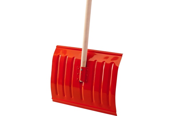 Лопата снеговая стальная с деревянным черенком 430 мм. СИБИН