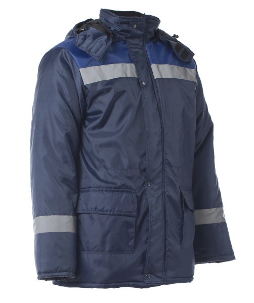 Куртка утепленная Стандарт с СОП. синяя р. 112-116/170-176