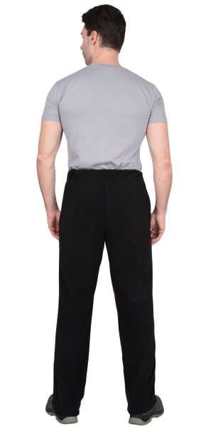 Брюки флисовые Сириус-Актив черные р. 96-100/182-188