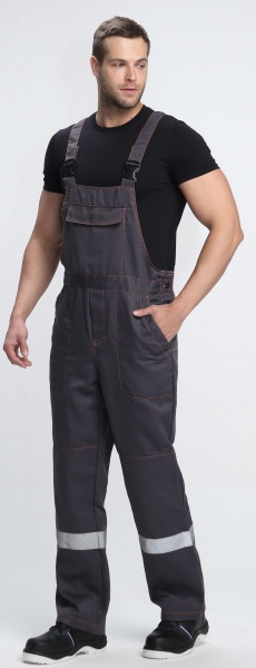 Костюм Сфера-2 СОП CH (тк.Смесовая,210) п/к, т.серый/красный р. 60-62/170-176