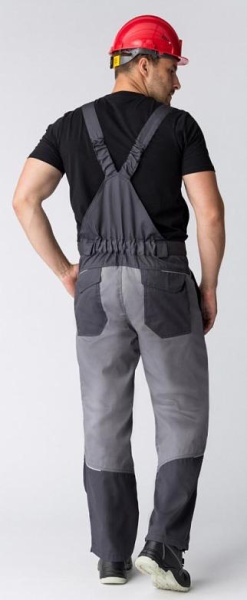 Полукомбинезон Лидер IMP (тк.Смесовая,240), т.серый/св.серый 44-46/182-188