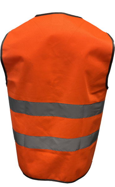 Жилет сигнальный арт. J02 цв. оранжевый флуоресцентный р. 3XL (120-124) рост 170-188