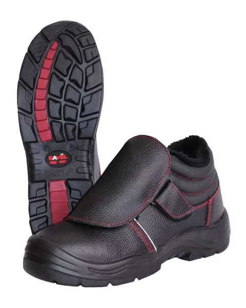 Ботинки Сварщик-Сириус кожа, ПКП, иск. мех, ПУ-Нитрил р. 46