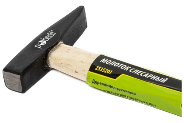 Молоток стол.-слес.,деревянная рукоятка,100 гр Pobedit