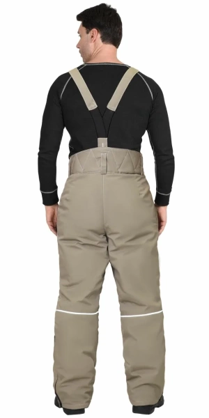 Костюм Сириус-Озон зимний: куртка, брюки св. оливковый с т. оливковым р. 112-116/170-176