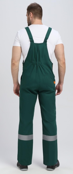 Костюм ИТР СОП IMP (тк.Саржа,250) брюки, т.зеленый/оранжевый р. 52-54/182-188