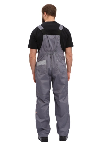 Костюм Рольф куртка+полуком серый+св.серый, Твил-210 р. 44-46/182-188