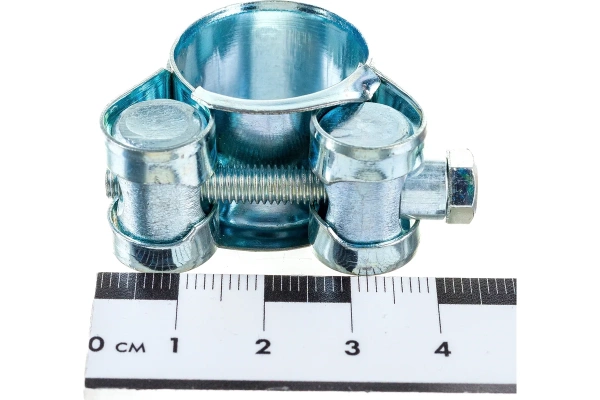 Хомут обжимной силовой шарнирный, нерж.сталь 20-22 мм