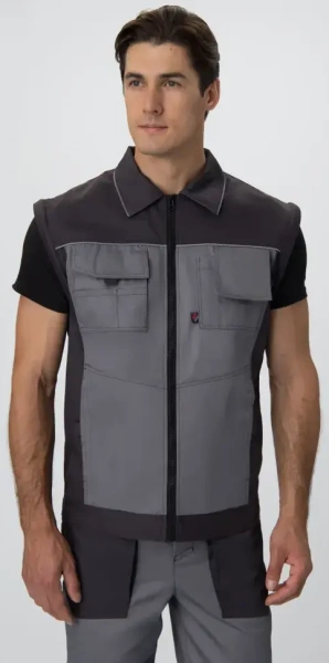 Куртка-трансформер Лидер IMP (тк.Смесовая,240), т.серый/св.серый 44-46/182-188