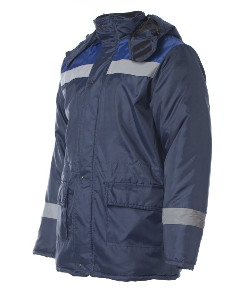 Куртка утепленная Стандарт с СОП. синяя р. 112-116/170-176