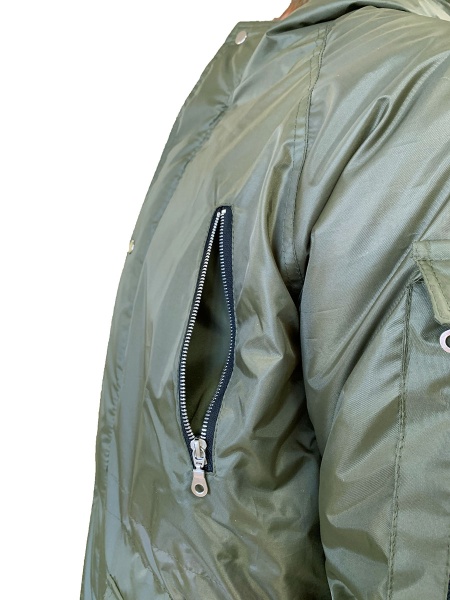 Куртка зимняя Аляска удлинен. хаки р. 56-58/170-176